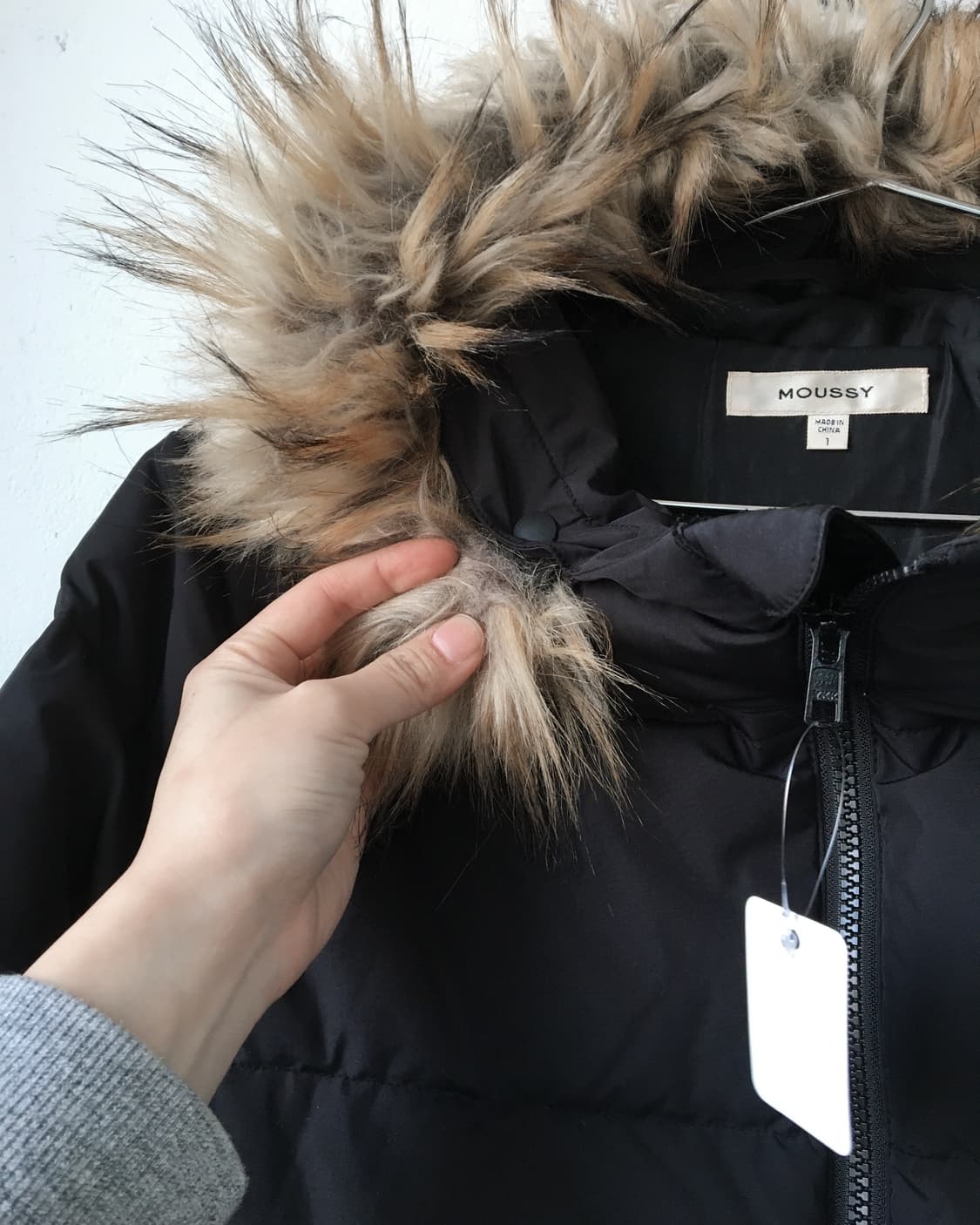 fake fur hood jumper 상품이미지5