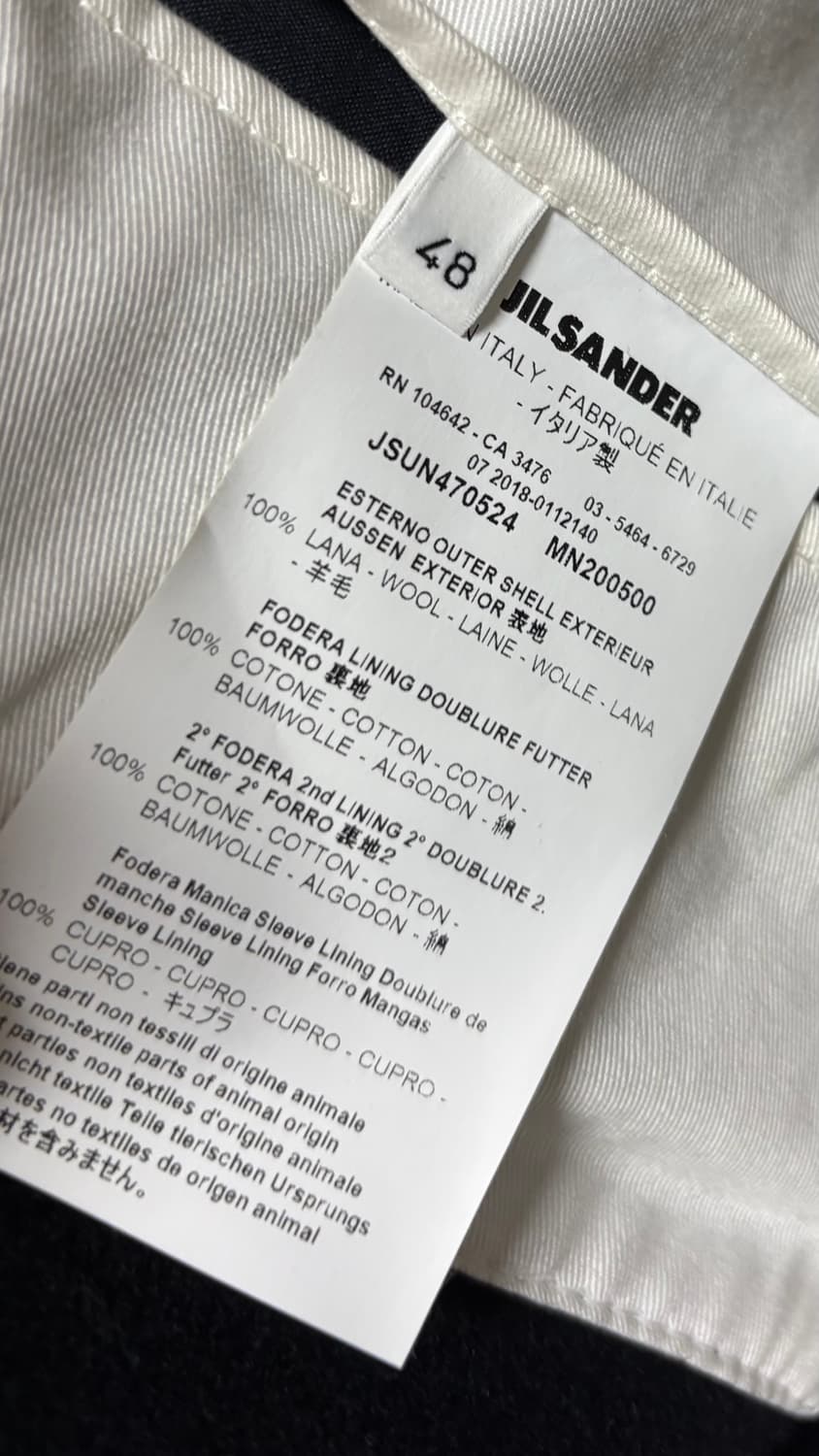 질샌더 스티치  코트 48 상품이미지4