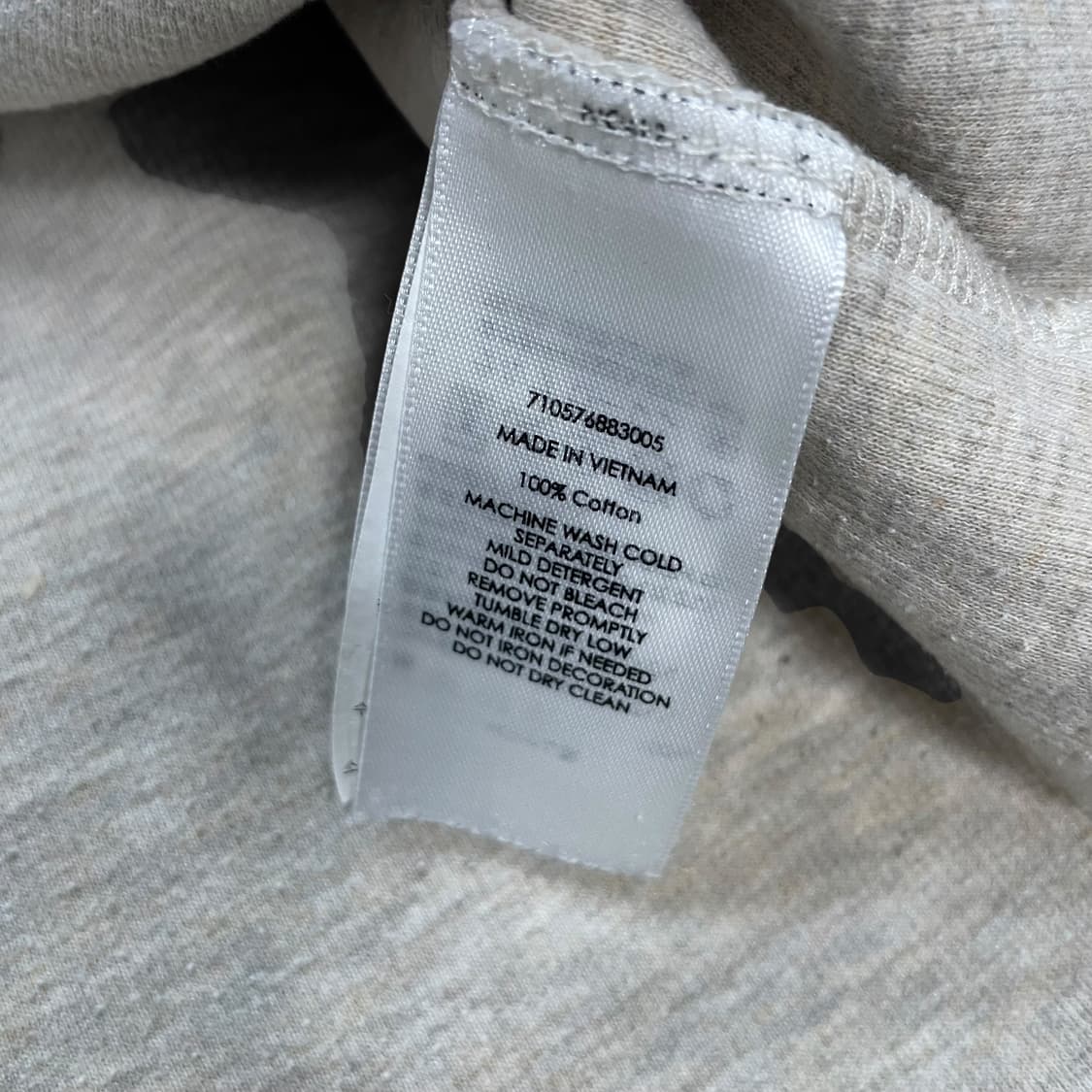 폴로 랄프로렌 포니 로고 하프 집업 니트 아이보리 상품이미지4