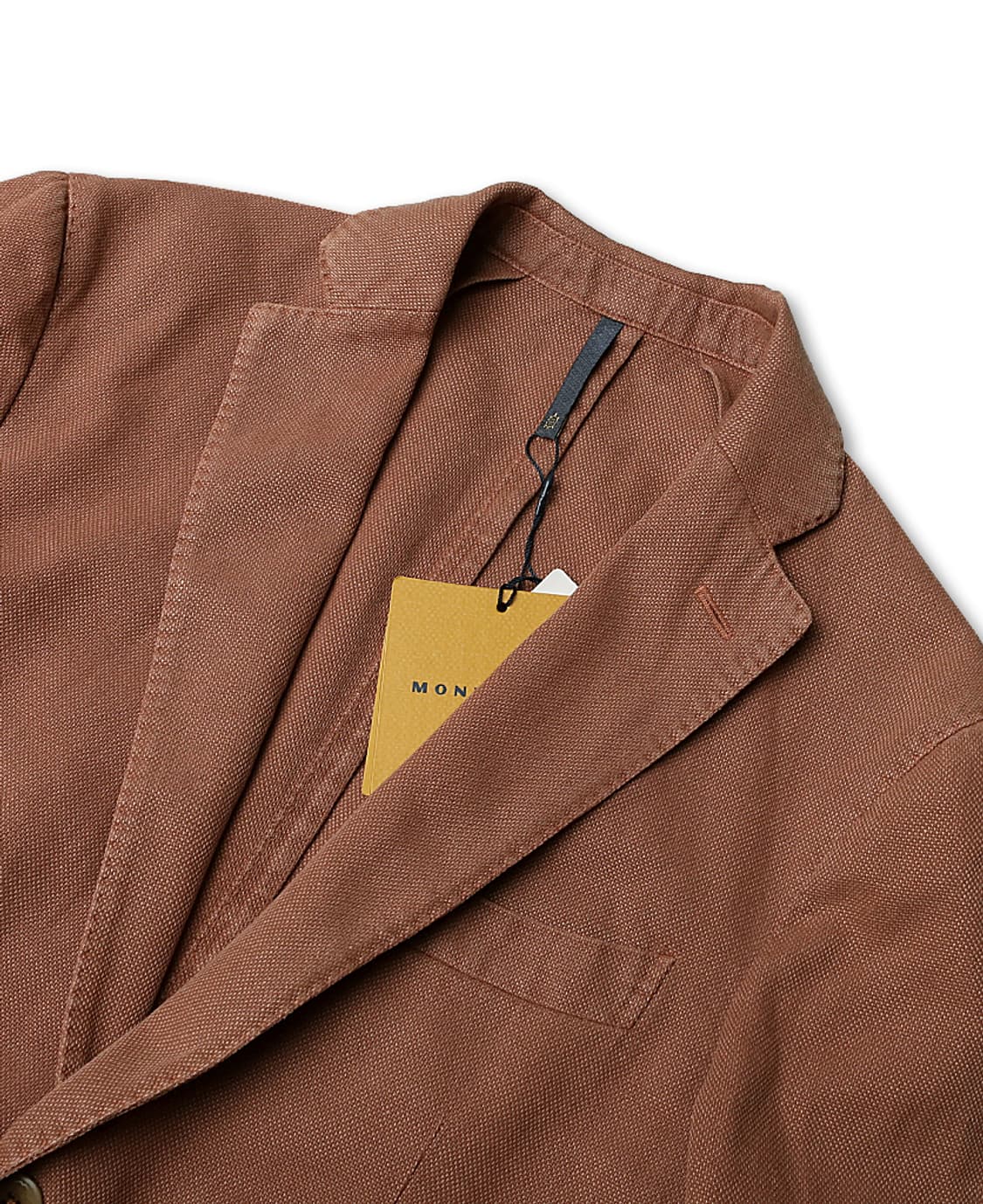 몬테도로 [Montedoro] 오렌지 핑크 코튼 라미 이태리 자켓 상품이미지2