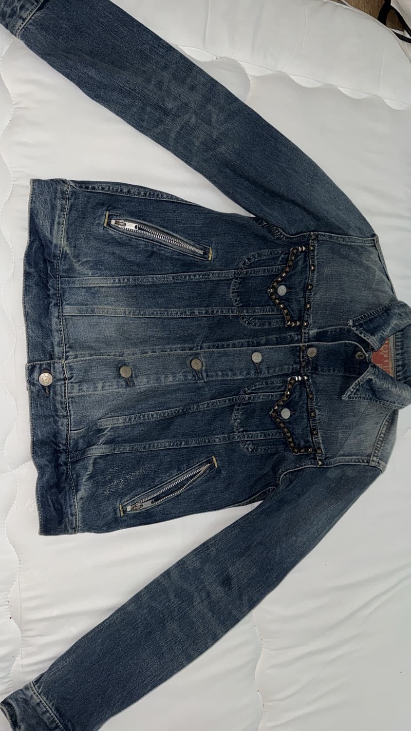 히스테릭글래머 데님자켓(m) 상품이미지2