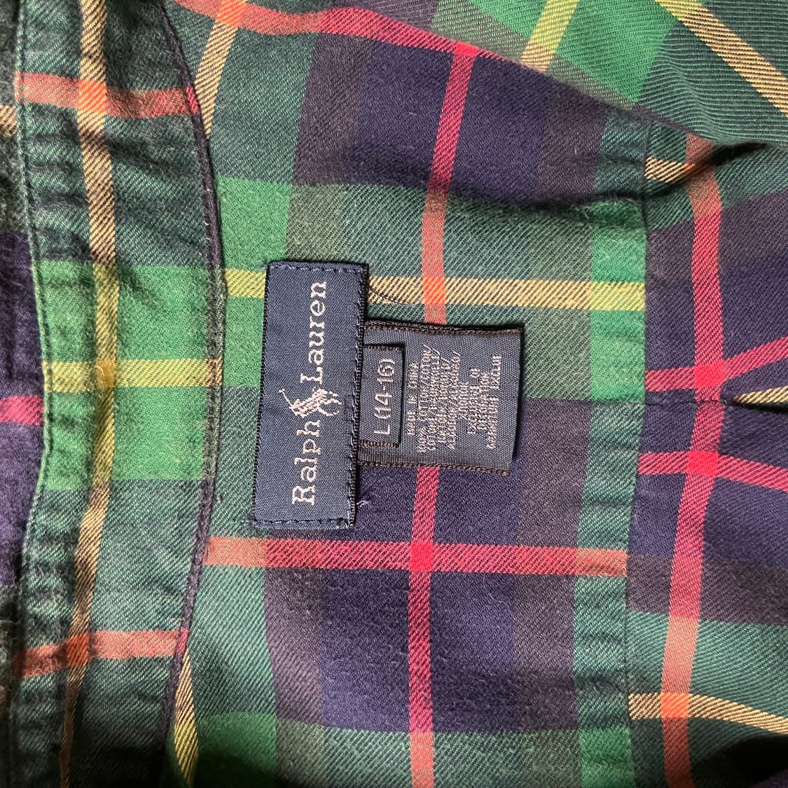 폴로랄프로렌 체크셔츠 상품이미지5