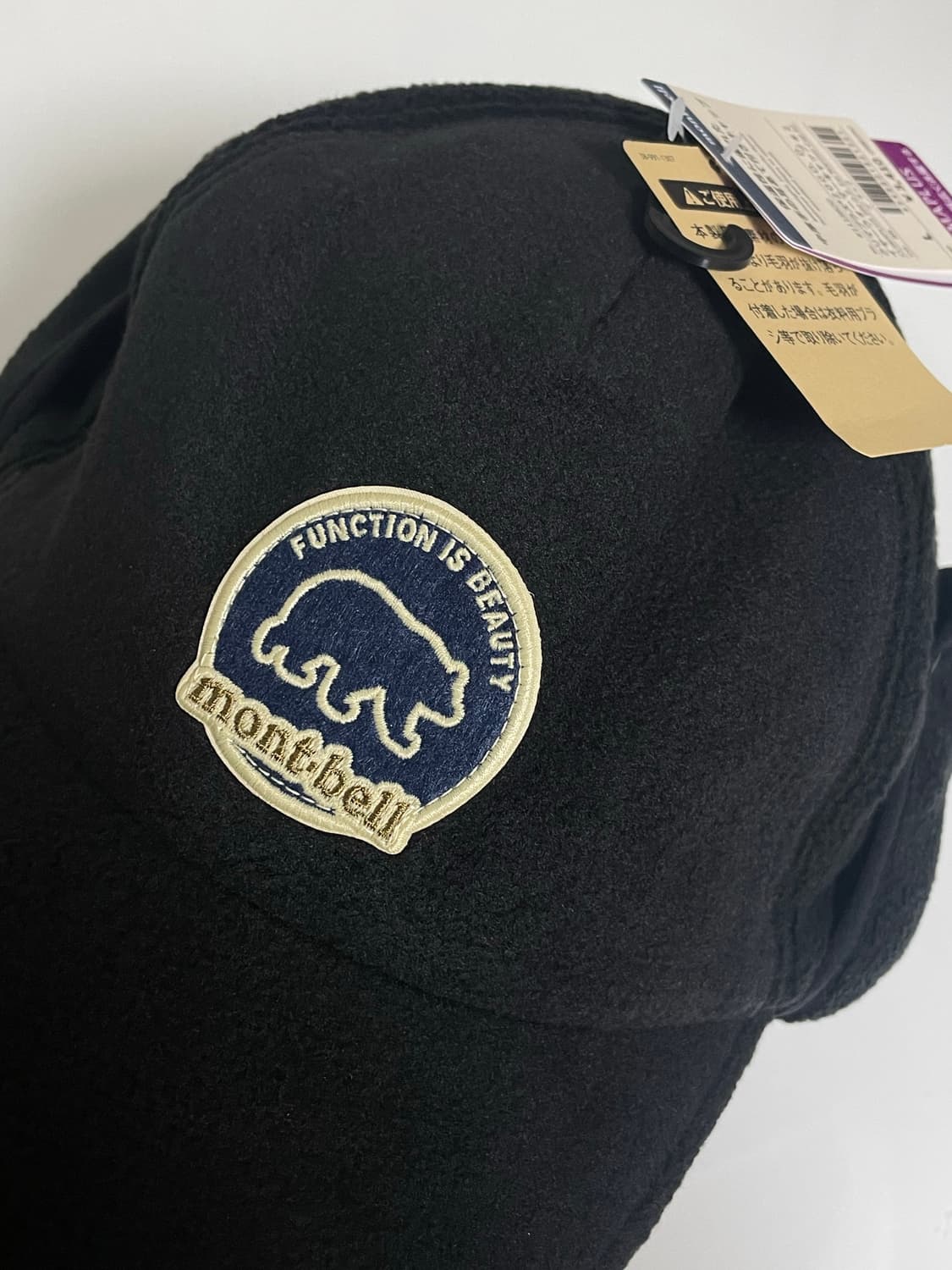 몽벨 이어 워머 캡 블랙 상품이미지2