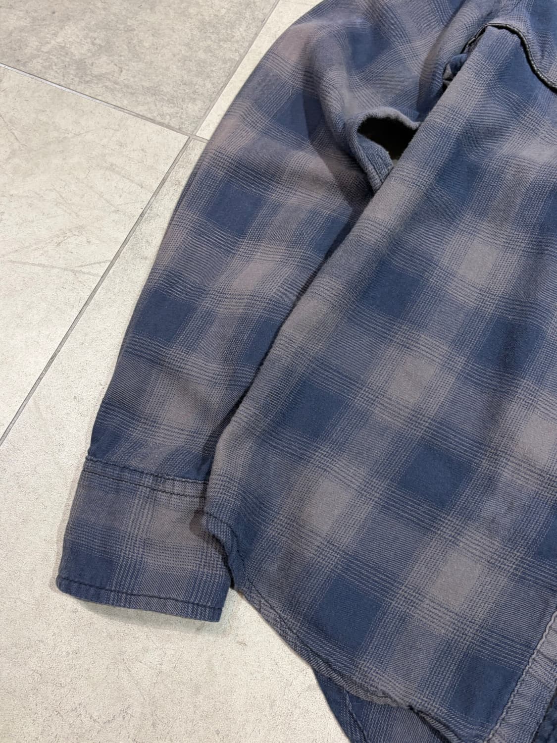 Spinash 락펑크 웨스턴 레터링 체크셔츠 상품이미지2