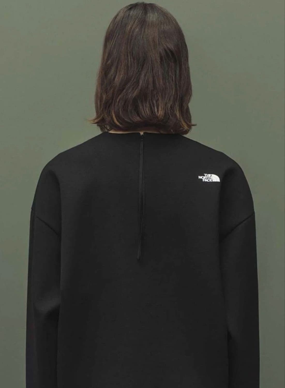 노스페이스 HYKE 맨투맨 블랙 (L사이즈) 상품이미지3