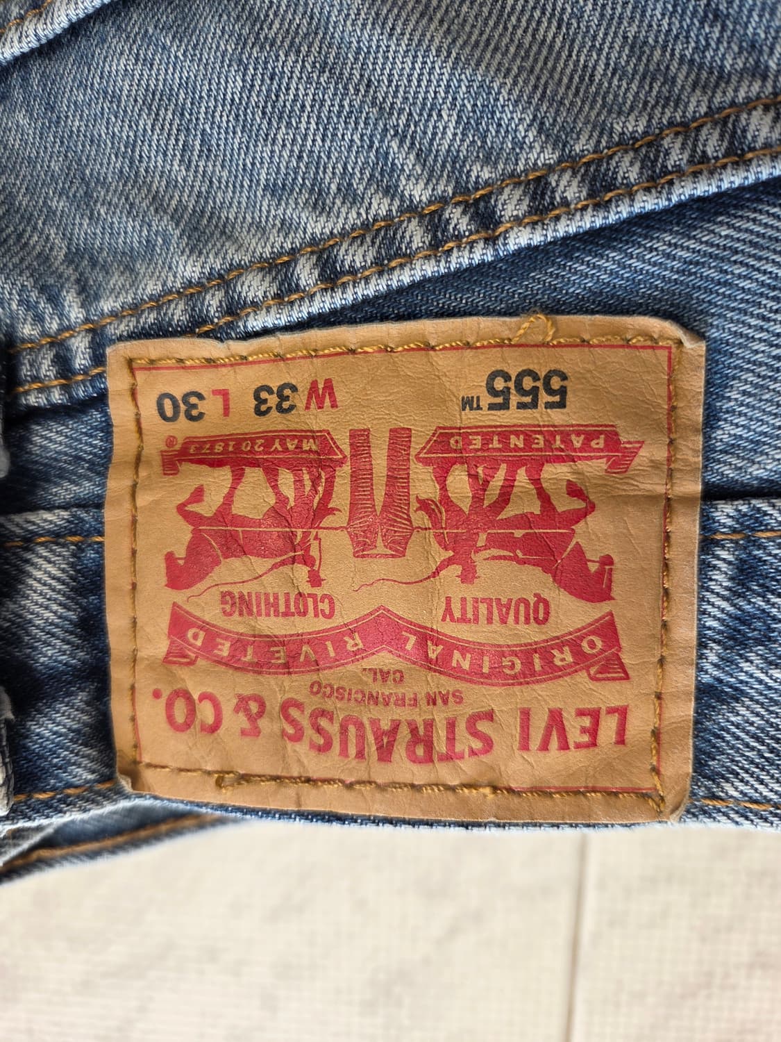 리바이스 555 릴렉스 스트레이트 33/30 상품이미지3