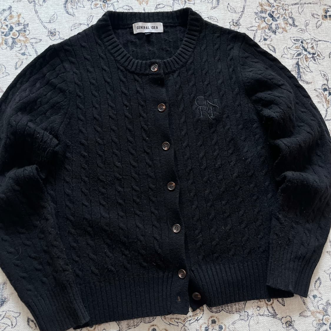 제너럴아이디어 꽈배기 가디건 상품이미지3