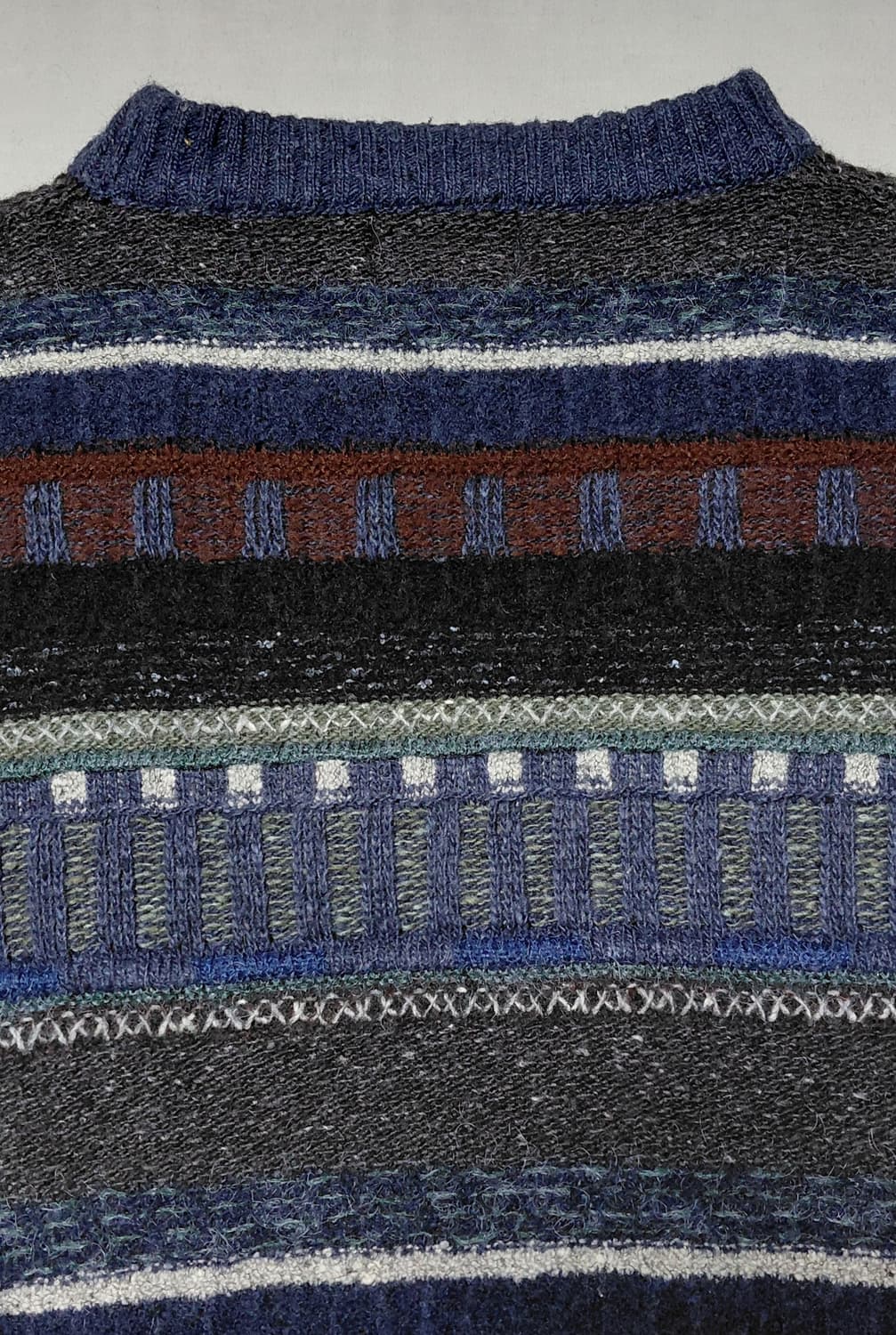 QUATTRO CASTELLA 패턴 니트 스웨터 (L) 상품이미지6