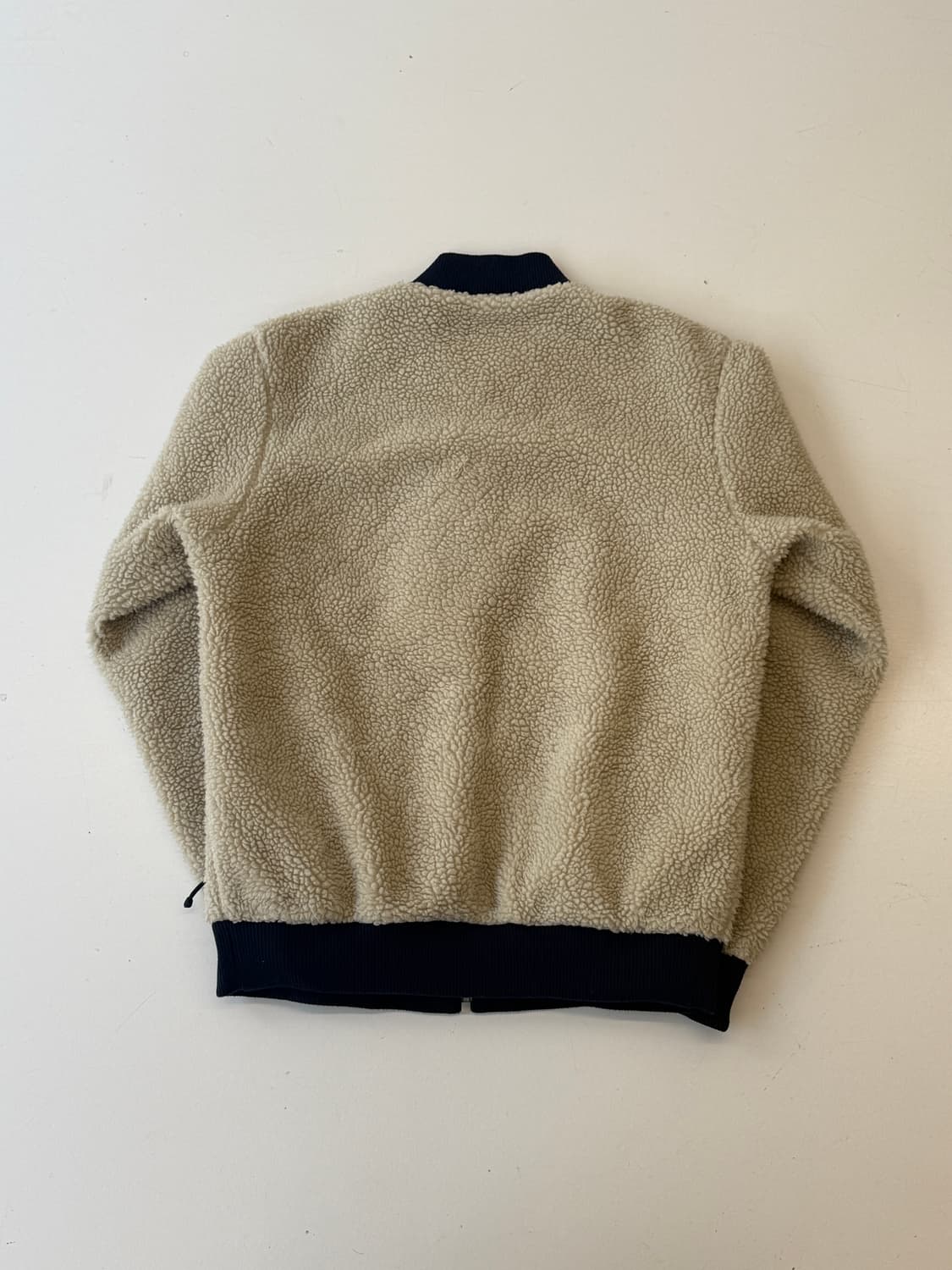 Patagonia 배색 플리스 집업 (아이보리/네이비) 상품이미지5