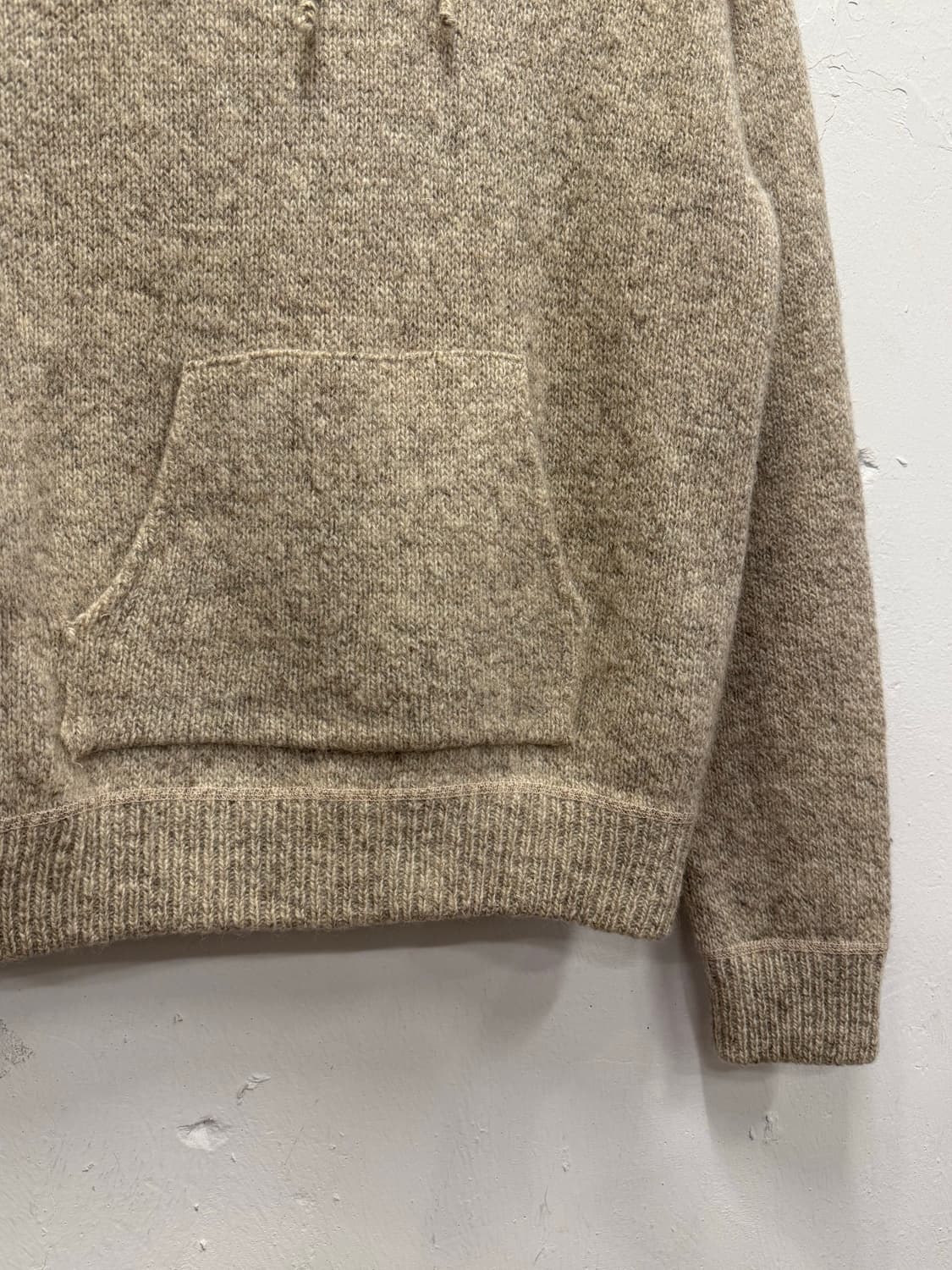 M) USA Ragg Wool Knit Hoodie 상품이미지3