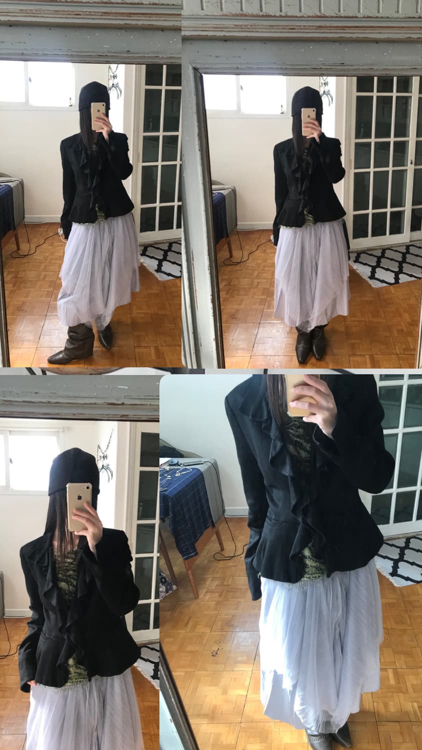 vintage grey sha skirt (free) 상품이미지4