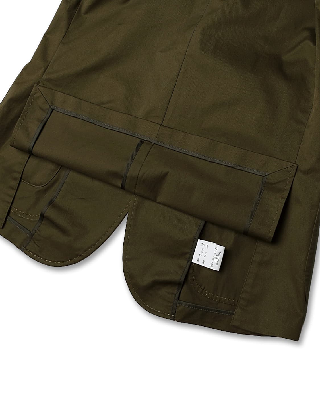 힐튼 [Hilton] 그루포 베스티 카키 코튼 수트 셋업 면수트 면정장 상품이미지4