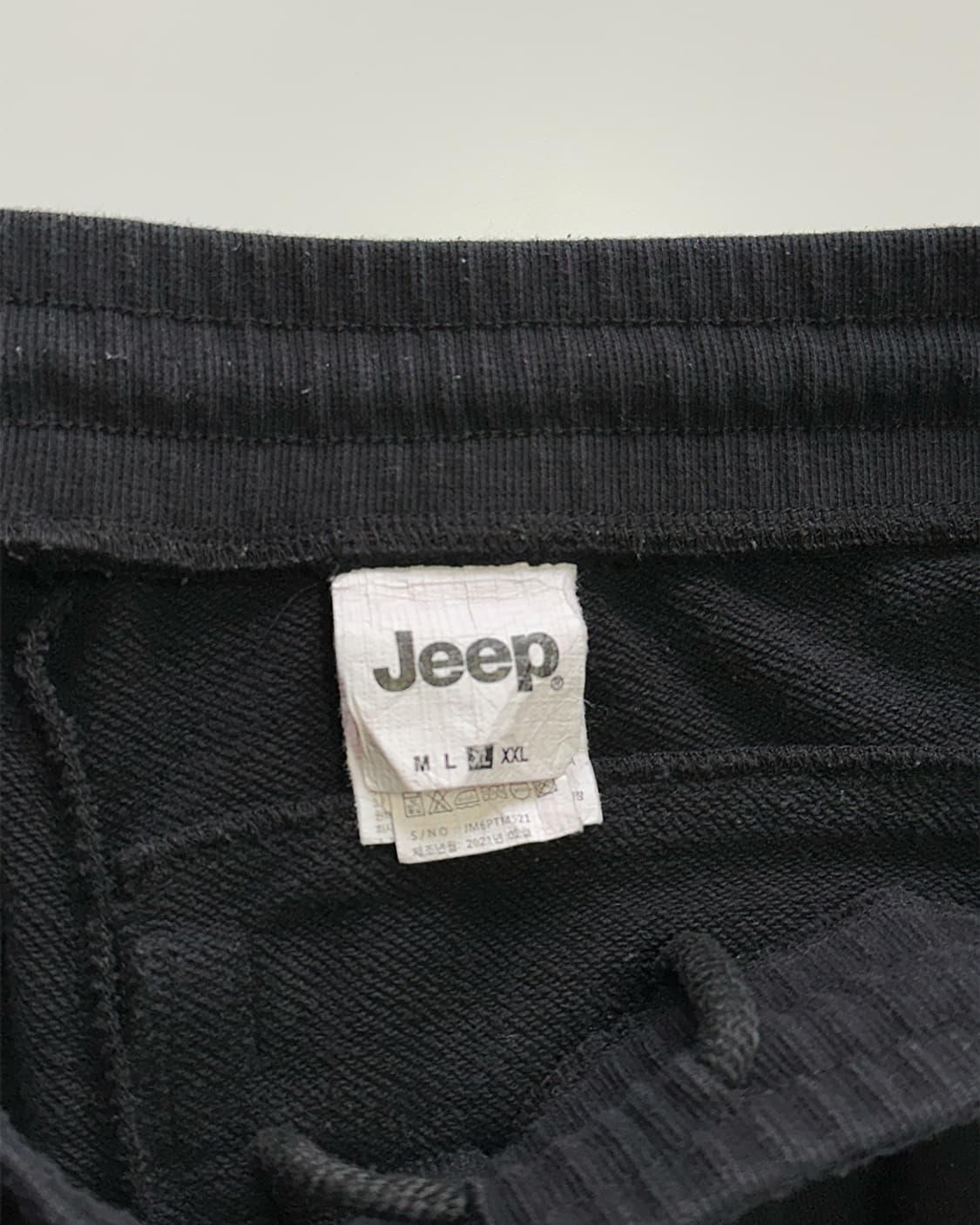 JEEP 조거 팬츠 블랙 상품이미지3