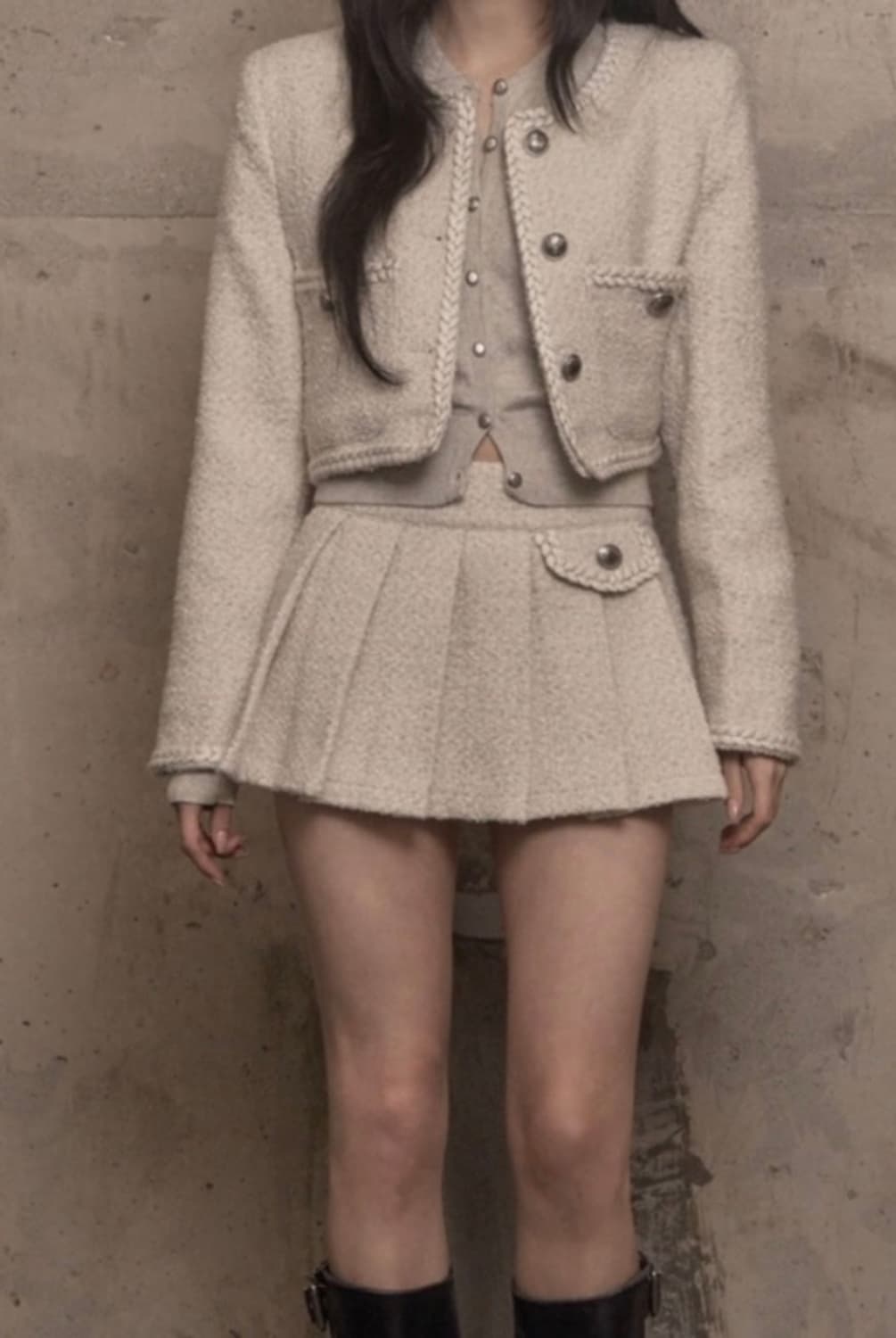카키포인트 Atelier Tweed 세트 s 상품이미지1