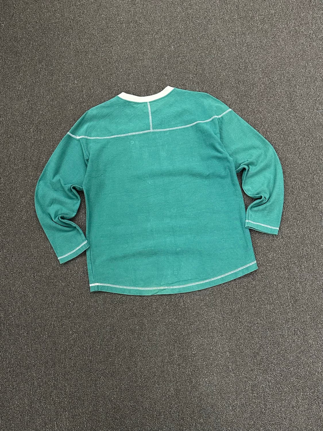 OS)Coen vintage 빅로고 그린 스웻셔츠 상품이미지5