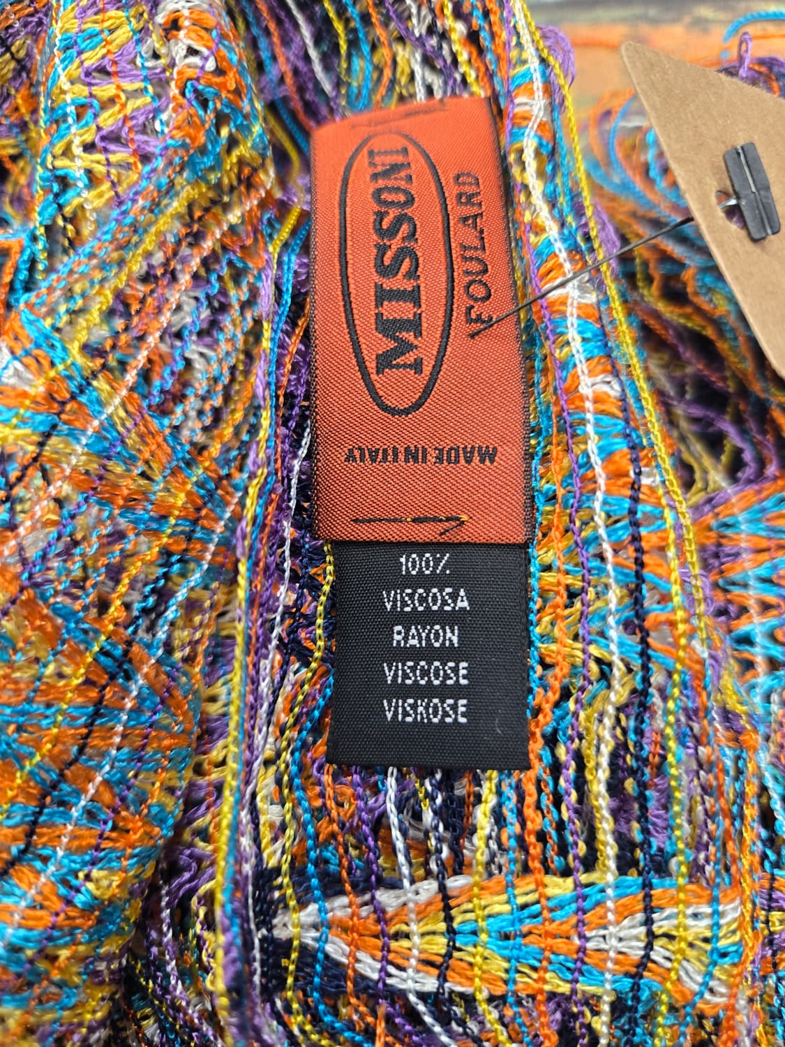 미쏘니 컬러풀 패턴 숄 스카프 상품이미지2