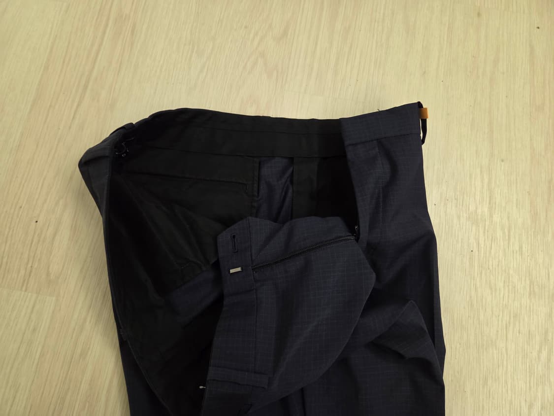 띠어리 수트 잔체크 네이비 상품이미지8