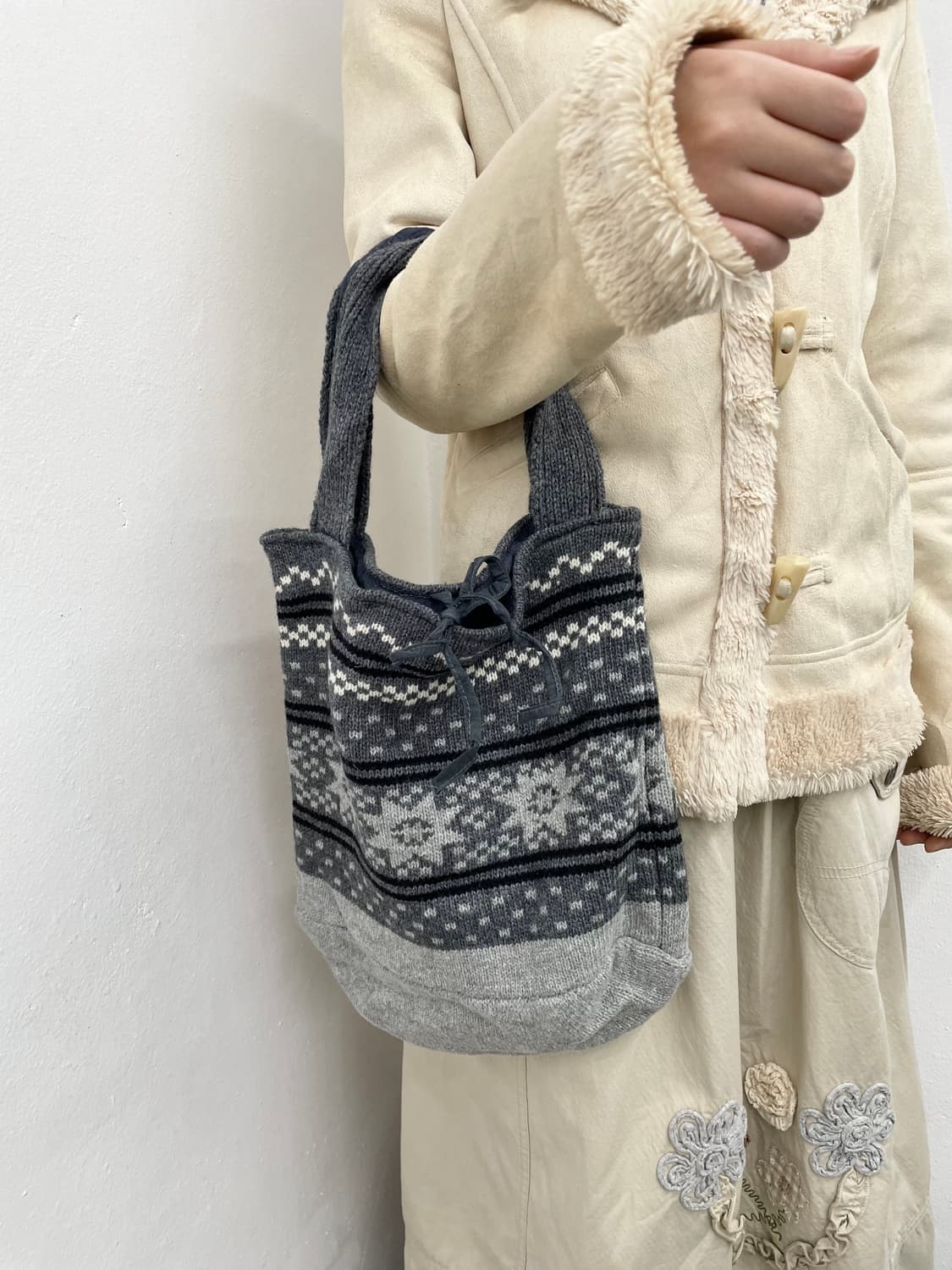 JPN 노르딕 모리 니트백 상품이미지3