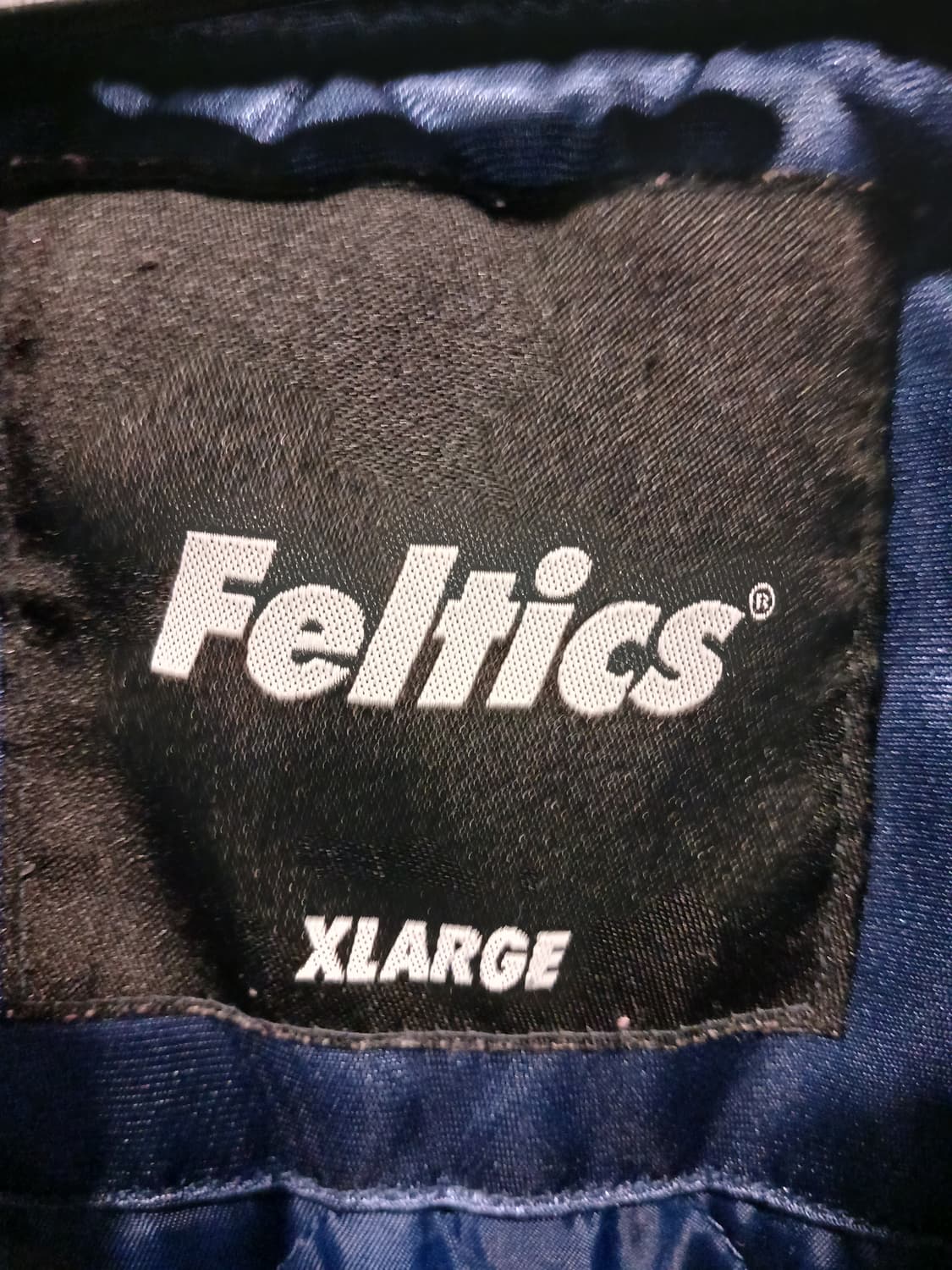 펠틱스 빅로고 누빔 바시티 자켓 상품이미지3