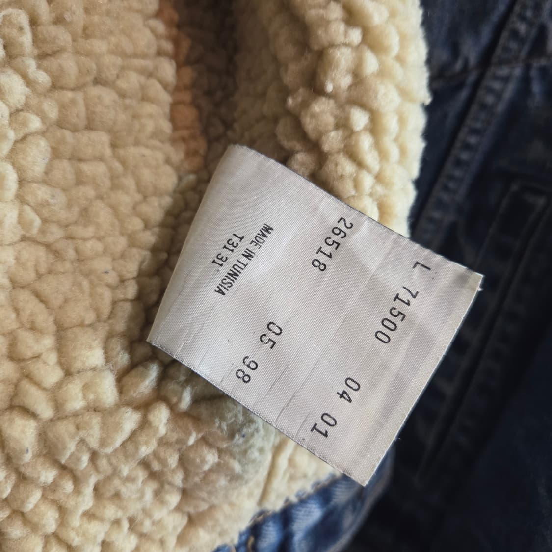 90's 리바이스 쉐르파 데님 자켓 71500 상품이미지8