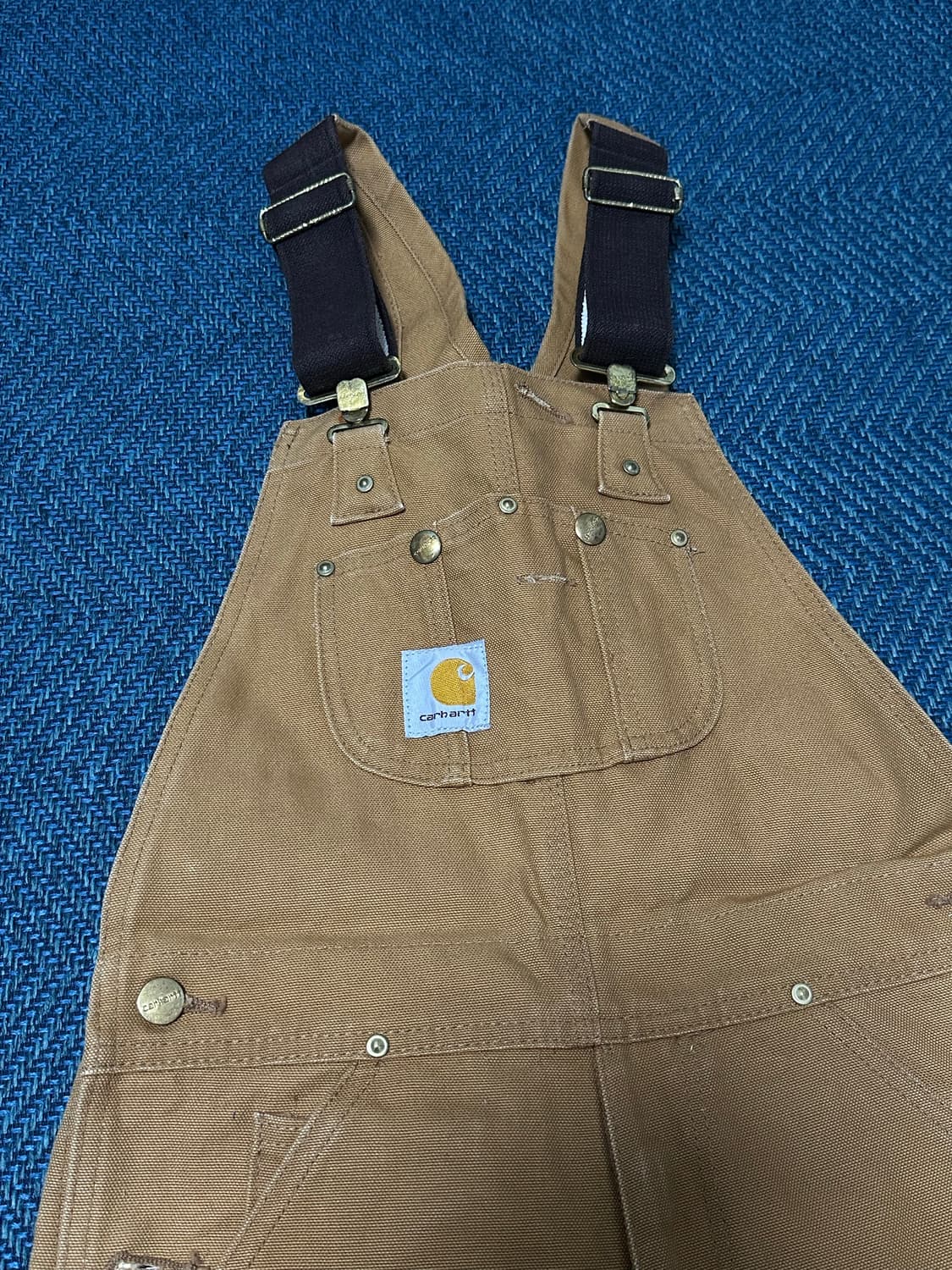 칼하트wip R01 BRN 오버롤 28x32 상품이미지2