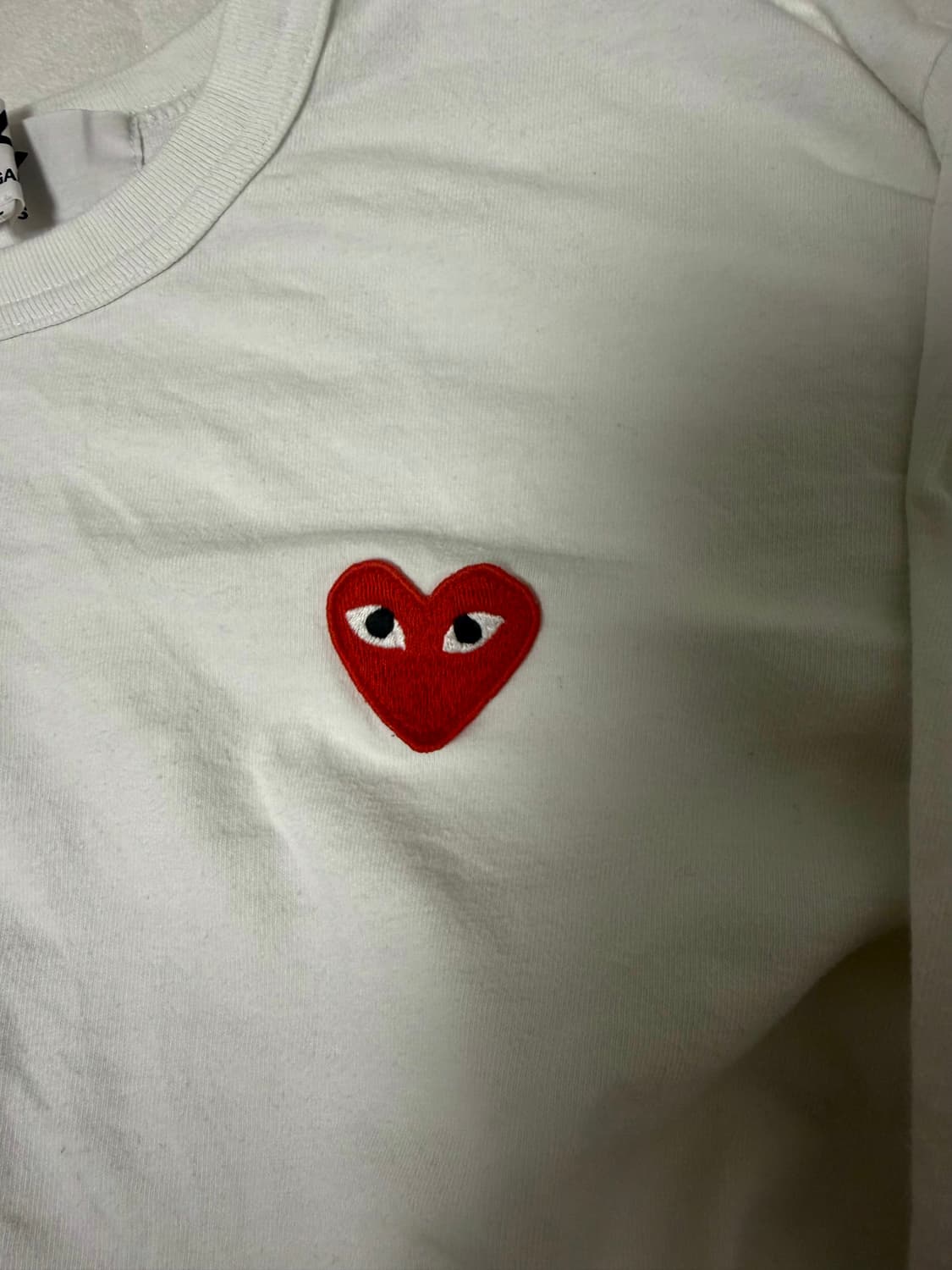 꼼데가르송 롱슬리브 흰색 상품이미지3