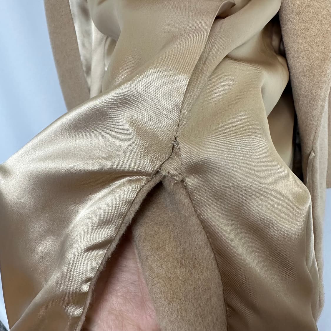   막스마라 여자 허리끈 울 코트 38사이즈 (44-55추천)  상품이미지6