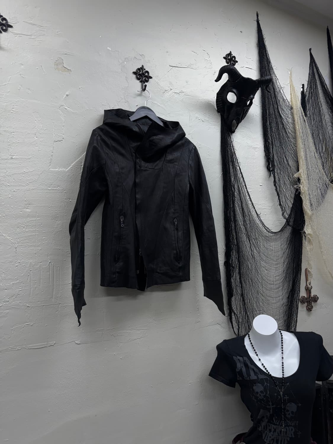 Tornado mart 00s archive hood leather ja 상품이미지1