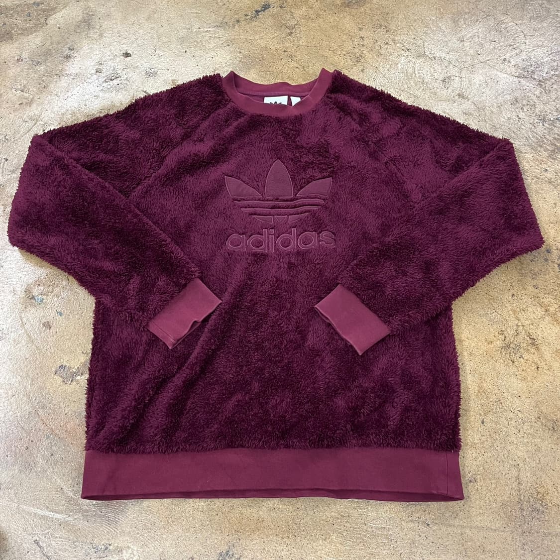 아디다스 양털 퍼플 자주 맨투맨  상품이미지2