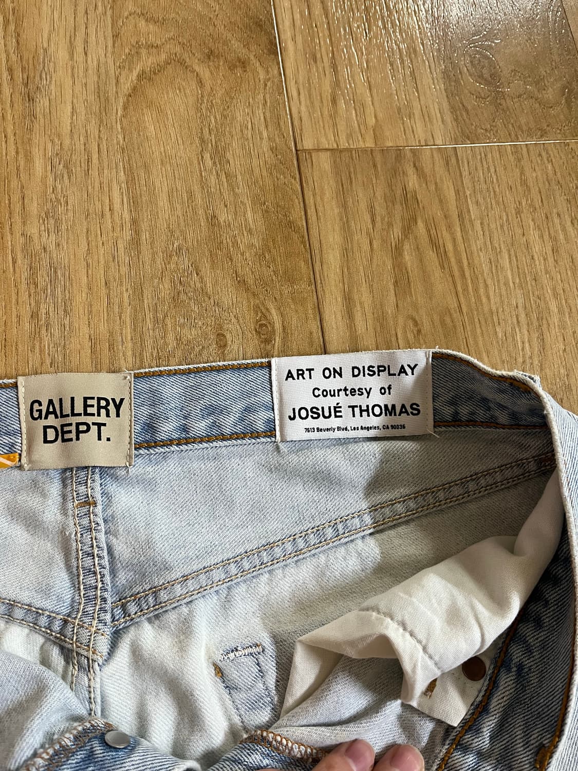 갤러리디파트먼트 la 플레어 데님 진 30사이즈 판매 상품이미지4