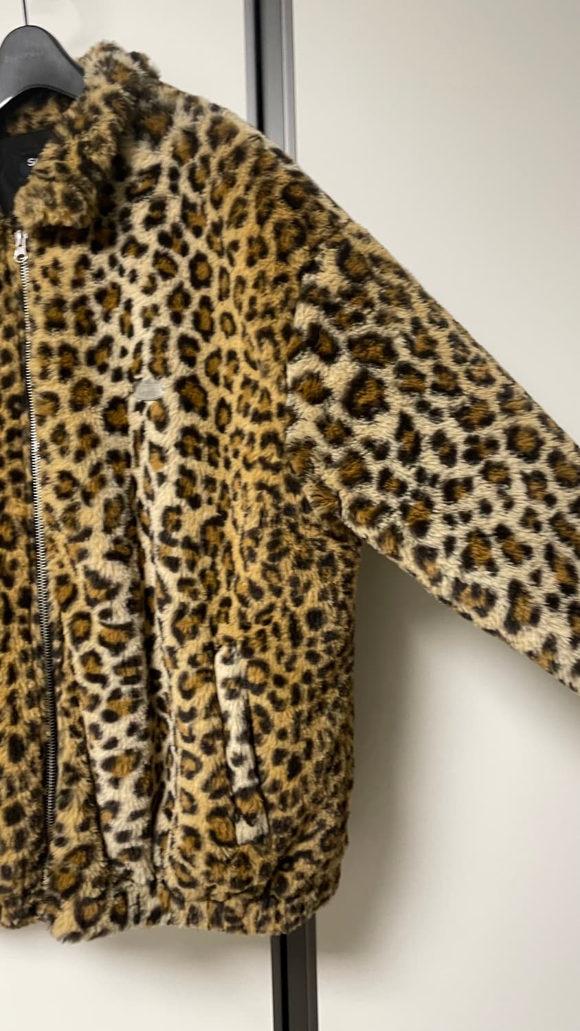 세인트페인 레오파드 호피 퍼 자켓 갸루 상품이미지2