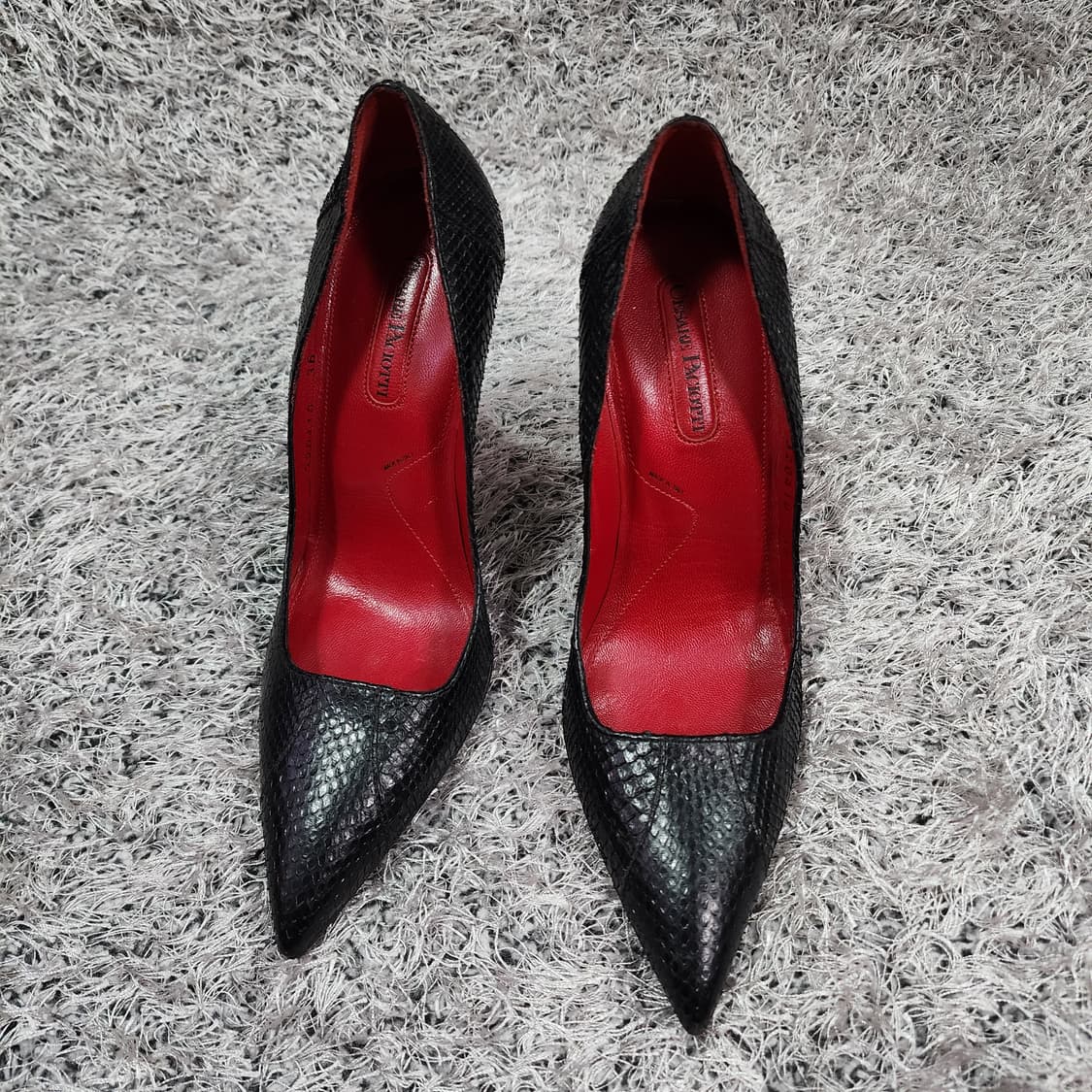 체사레 파치오티 파이톤 하이힐 36 상품이미지2