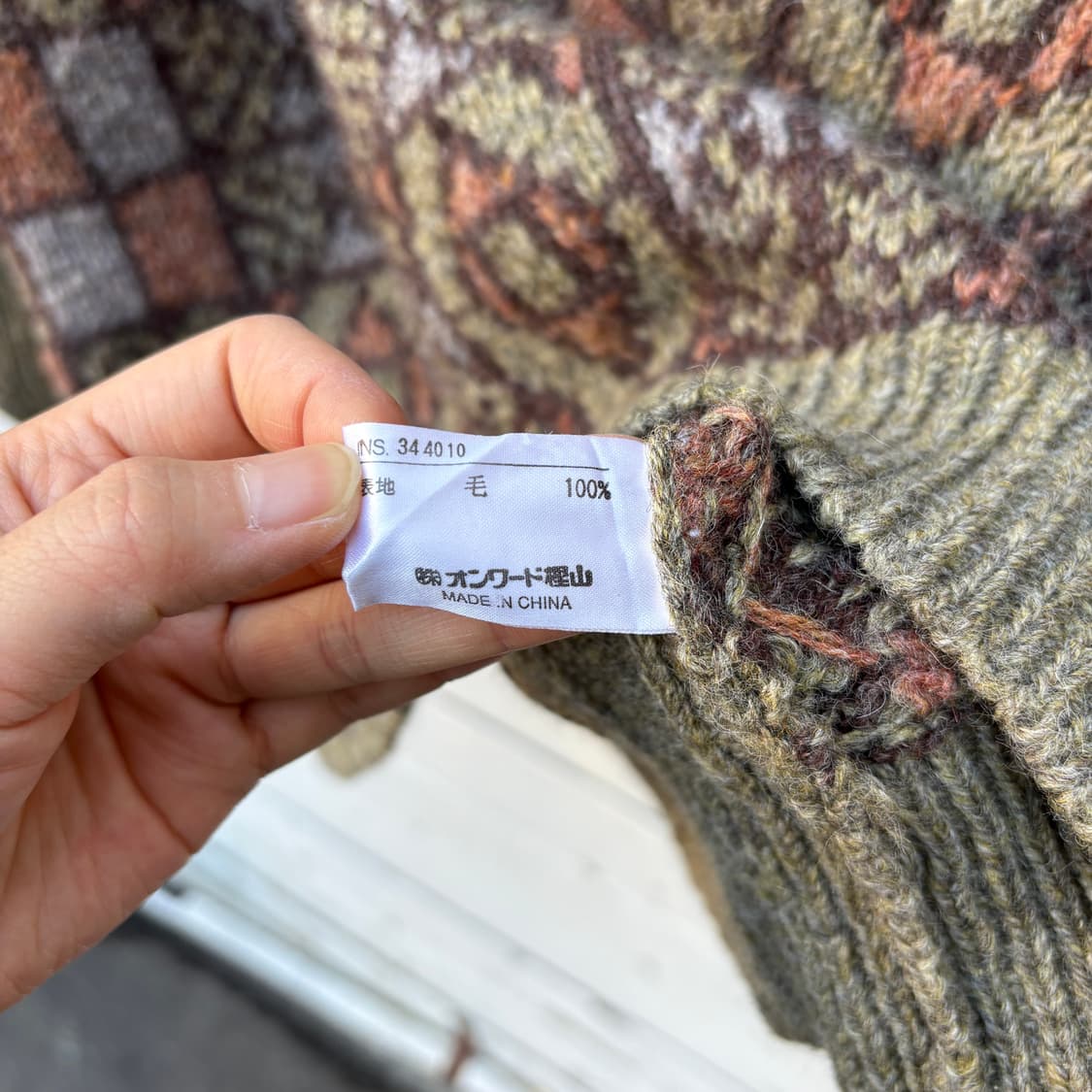 Calvin Klein 빈티지 캘빈클라인 울 니트 상품이미지5