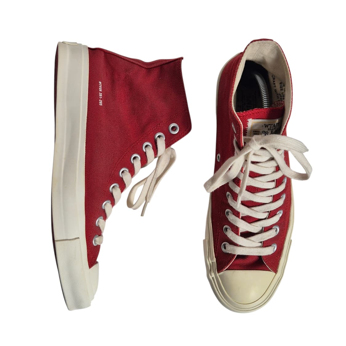 260) WTAPS 더블탭스 캔버스 하이 스니커즈 상품이미지6