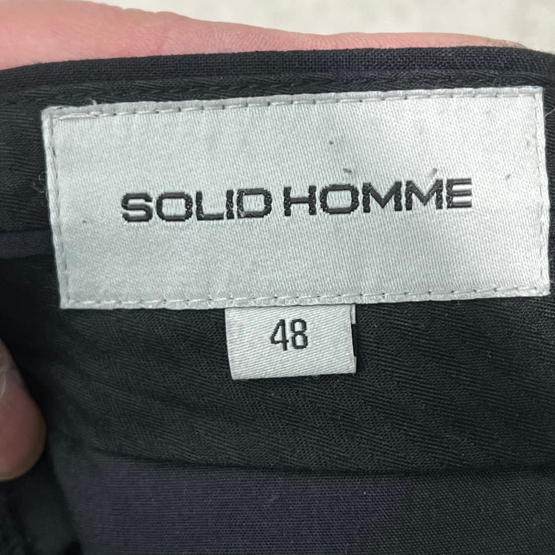 솔리드옴므 베이직 울슬랙스 s10779 상품이미지5