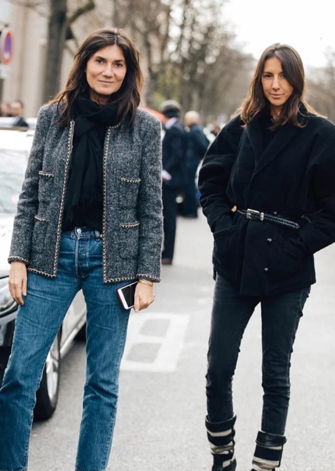 샤넬 블랙 라마 체인 자켓 36 상품이미지3