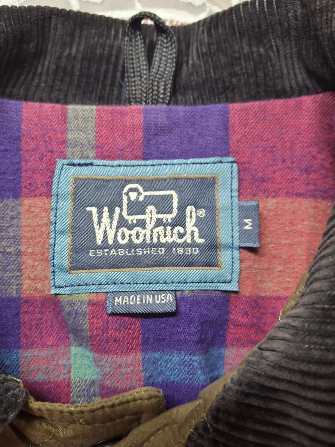 울리치 퀼팅 헌팅 자켓 M 사이즈 판매합니다! 상품이미지4