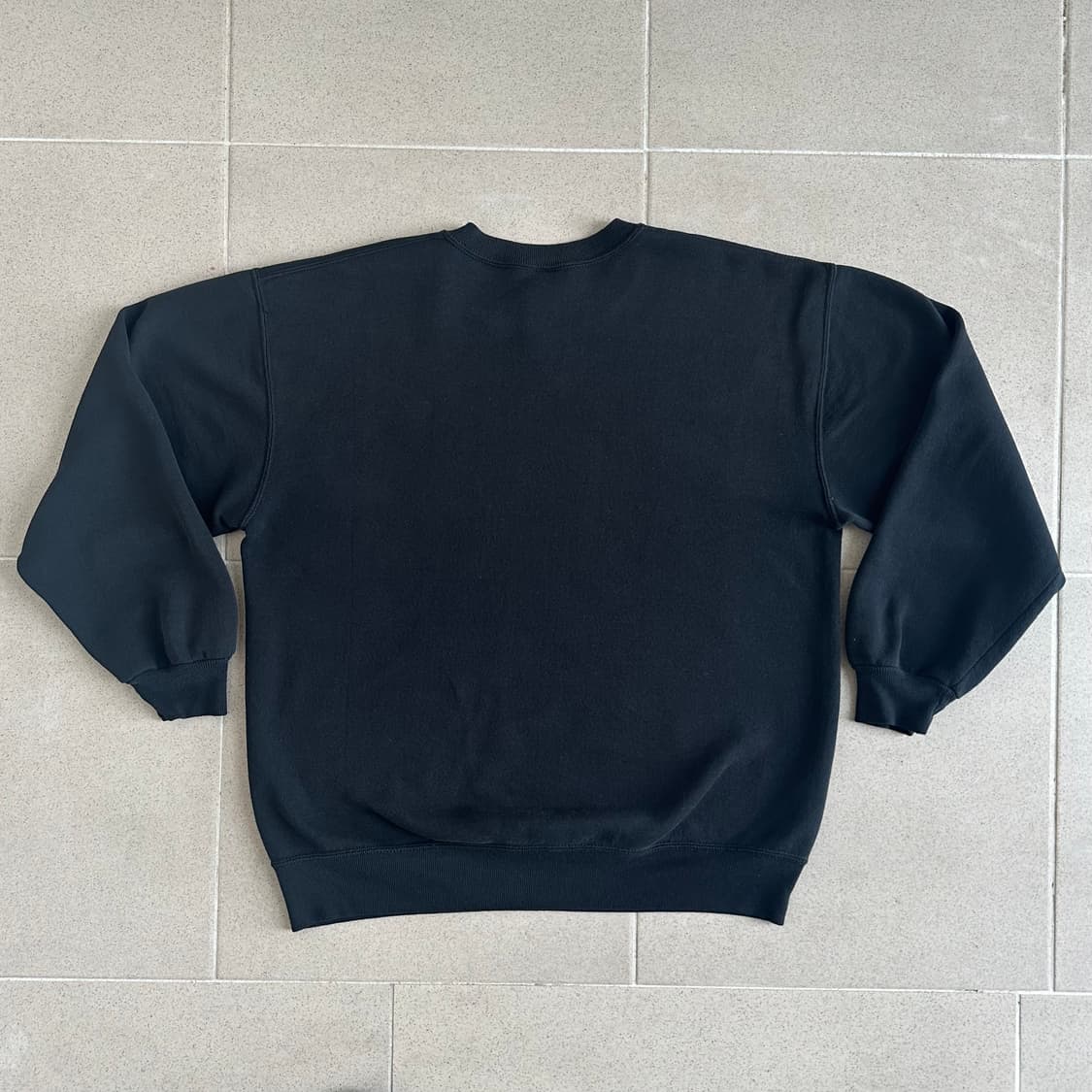 90s 빈티지 러셀 스웻셔츠 블랙 XL 상품이미지2