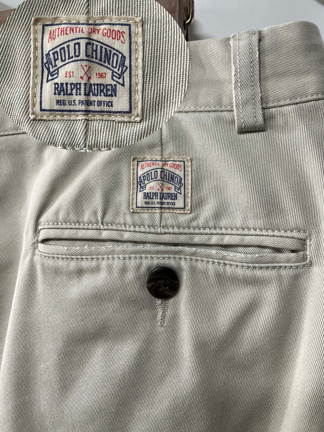 폴로 랄프로렌 휘트먼 릴렉스핏 플리츠 치노 팬츠 상품이미지7