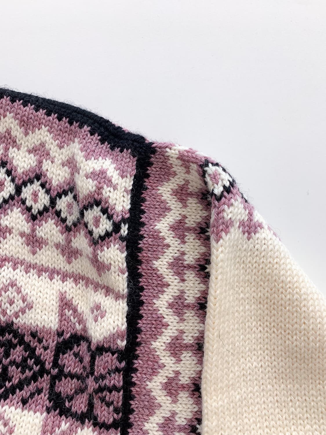 메탈 클라스프 노르딕 울 니트 가디건 95-100  상품이미지5