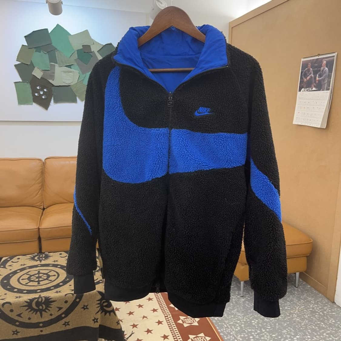 나이키 레트로 빅스우시 딥블루 양털 후리스 L C08602 상품이미지3