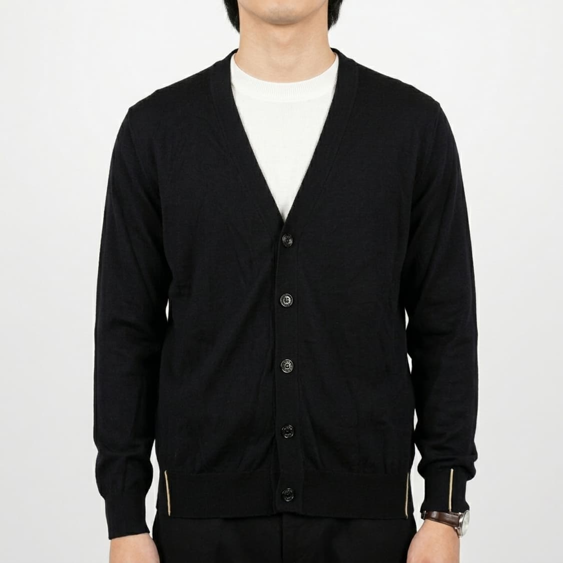 아르마니 꼴레지오니 버진울 니트 가디건 (52) 상품이미지1