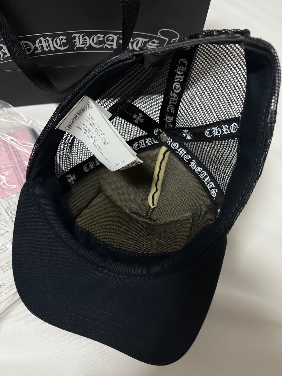 크롬하츠 트러커햇 블랙 상품이미지4