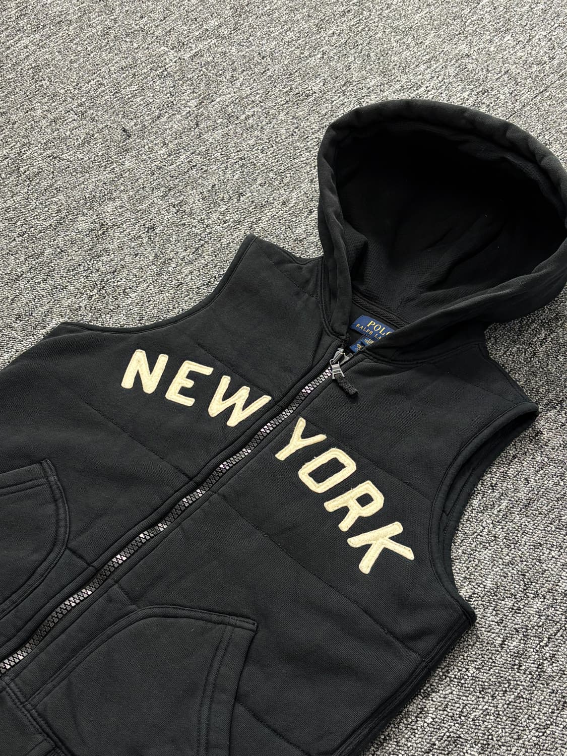 폴로 랄프로렌 뉴욕 후드 베스트 S 상품이미지2
