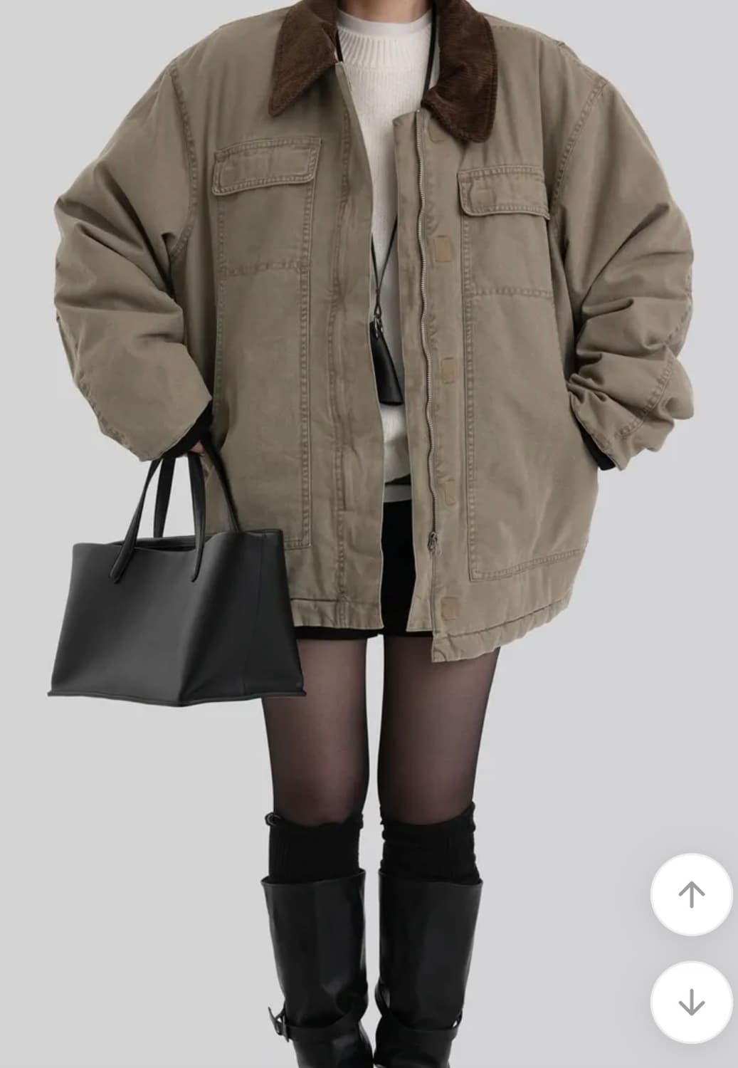 어텀 워크누빔점퍼 상품이미지2