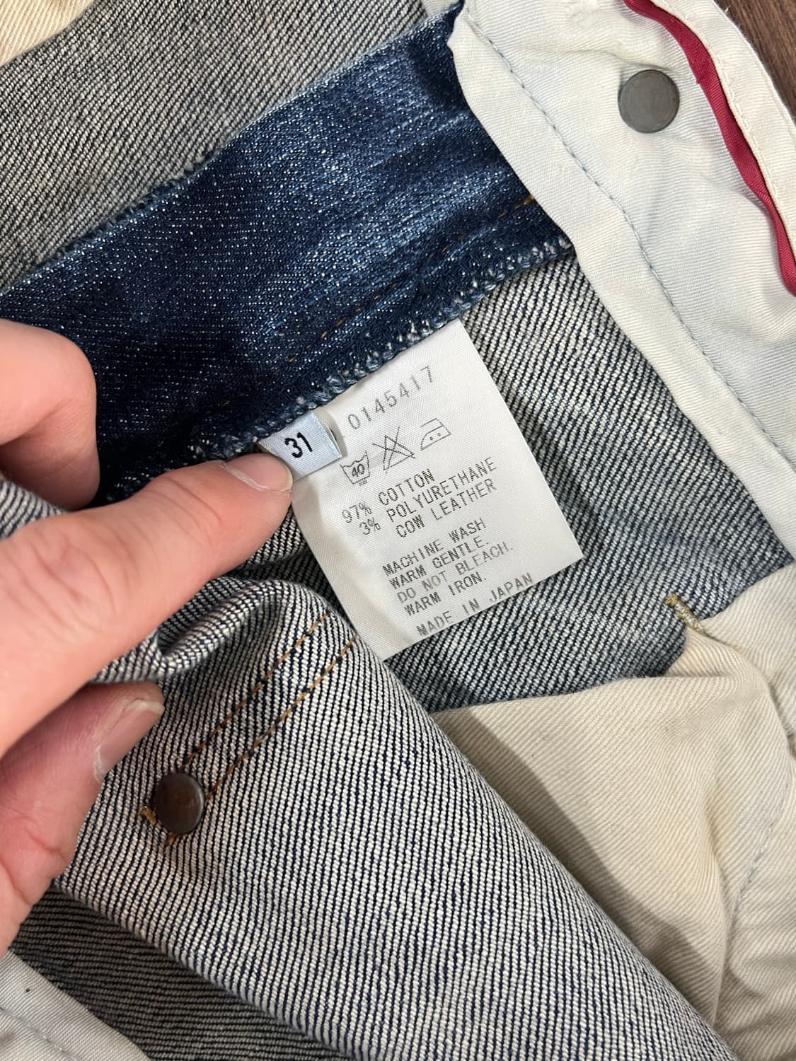 Factotum 팩토튬 젠더리스 나팔핏 부츠컷 데님 팬츠 상품이미지6