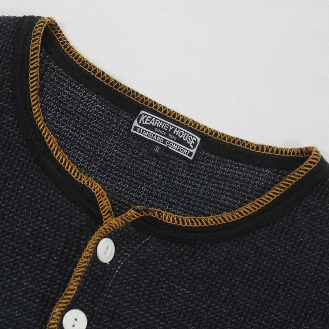 KEARNEY HOUSE 헨리넥 와플 티셔츠 상품이미지6