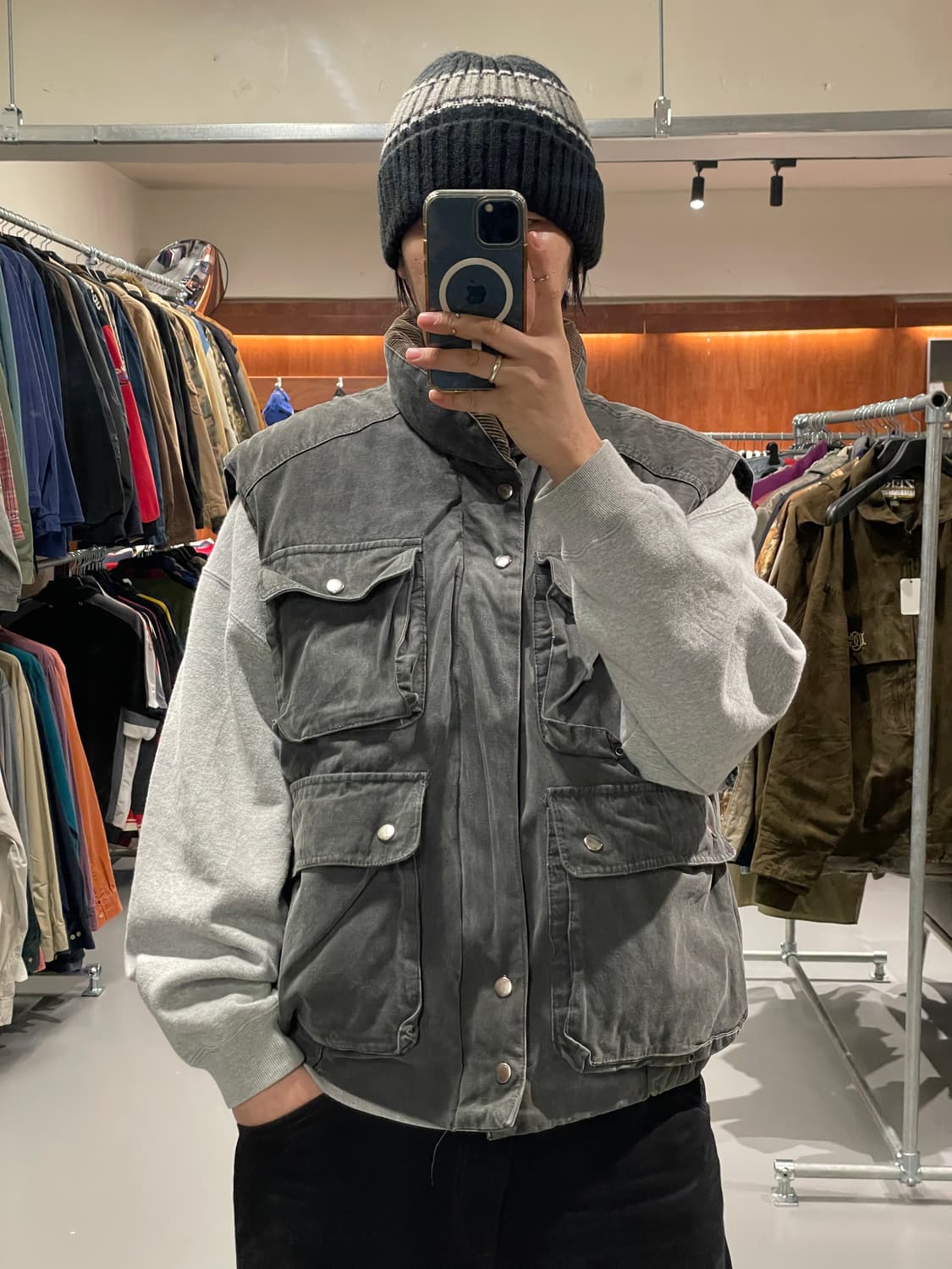 90s 빈티지 헌팅 베스트 조끼 상품이미지1