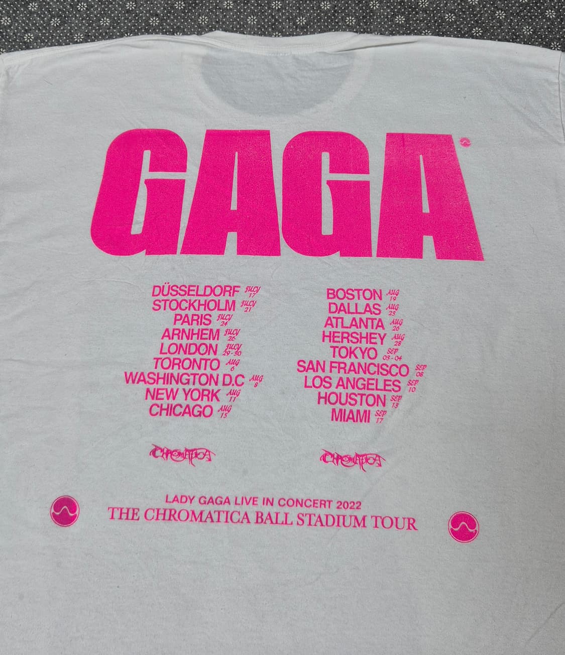 [L,실측 XL]레이디가가 Chromafica Ball tour -175 상품이미지2