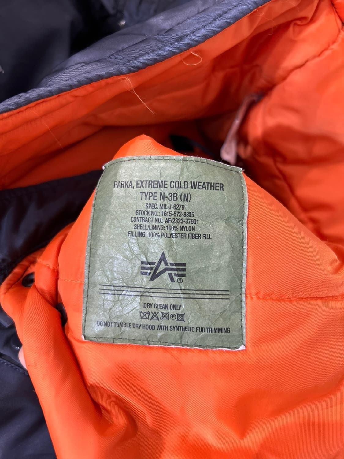 알파인더스트리 N3B 패딩 후드퍼 상품이미지8